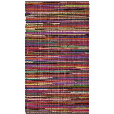 Rag Area Rug RAR240 Hand Woven Area Rug  - Safavieh