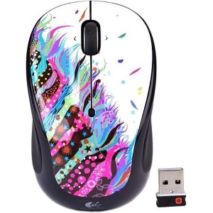 Logitech M325 Wireless Mouse, 2.4 GHz with USB Unifying Receiver,  Celebration Black - 1 of 3