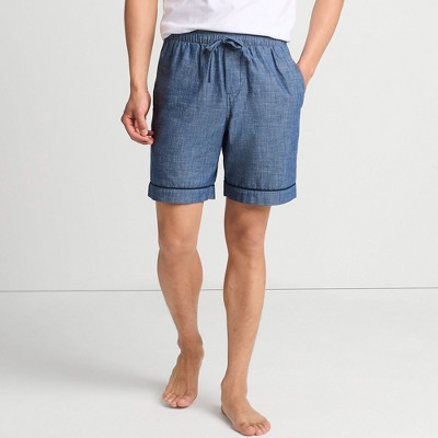 Lands' End Men's Poplin Pajama Shorts