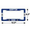 Hampton University Dad License Plate Tag Frame - 4 of 4