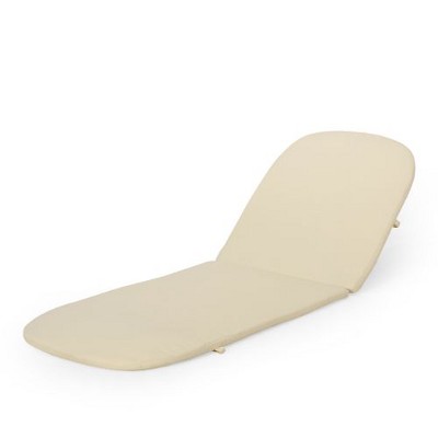 3D Wicker-Like Plastic Patio Chaise Lounge with Cushion, Weather-Resistant, Patio Recliner, Ergonomic Outdoor Accent Chairs -Christopher Knight Home