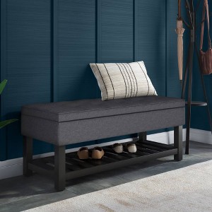 44" Essex Storage Ottoman Benches with Open Bottom - WyndenHall - 1 of 4