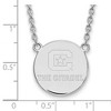 Black Bow Jewelry 14k White Gold The Citadel Bulldogs NCAA Necklace 18 Inch - 3 of 4