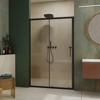Single Sliding Shower Door, 1/5 inch Thick Clear Tempered Glass Shower Door with Stainless Steel Handle - 2 of 4