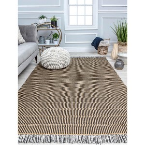 Rugs America Hunter HU10A Farmhouse Stripe Area Rug - 1 of 4