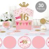 Big Dot of Happiness Sweet 16 - 16th Birthday Party Decor and Confetti - Terrific Table Centerpiece Kit - Set of 30 - 2 of 4