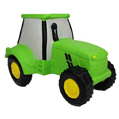 Multipet Latex Tractor Squeaking Dog Toy