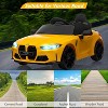 Jojoka 12V Licensed BMW M4 Kids Ride On Car, Electric Vehicle w/Remote Control, 3 Speeds, Bluetooth, MP3, LED Lights - 4 of 4