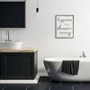 Stupell Industries Happiness is a Shower Away Rustic Bathroom Sign - 2 of 4
