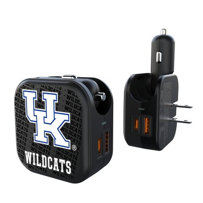 NCAA SEC Universities Text Backdrop 18-Watt 2 in 1 USB A/C Charger