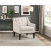 Okak Accent Chair Contemporary Living Room Chair with Upholstered Button-Tufted Fabric Cushion Comfy Armchair for Reading Room Bedroom - 2 of 4