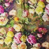 Wrapables Women’s 100% Charmeuse Oil Painting Long Scarf, Vintage Roses - 4 of 4