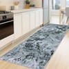 Area Rug Machine Washable Boho Carpet Non Slip Abstract Vintage Indoor - 3 of 4