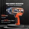 VEVOR Air Impact Wrench, 3/4-Inch Drive Air Impact Gun, Up to 1870ft-lbs Nut-busting Torque - 3 of 4
