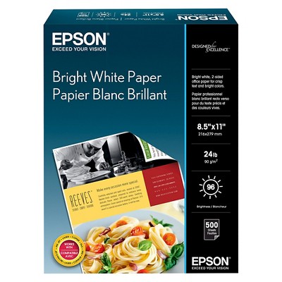 8.5x11 300-sheet Premium Inkjet & Laser Printer Paper White