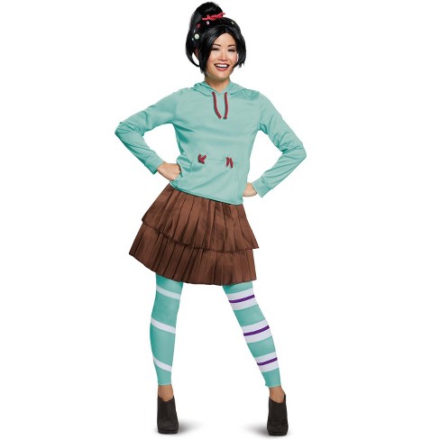 An Adorable Vanellope Costume  Disney costumes diy, Wreck it ralph costume,  Disney costumes for girls
