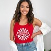 Simply Sage Market Women's America Rays Racerback Graphic Tank - 2 of 3