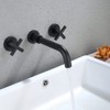 LunaLulink Bathroom Faucet Wall Mounted Bathroom Sink Faucet - 2 of 4
