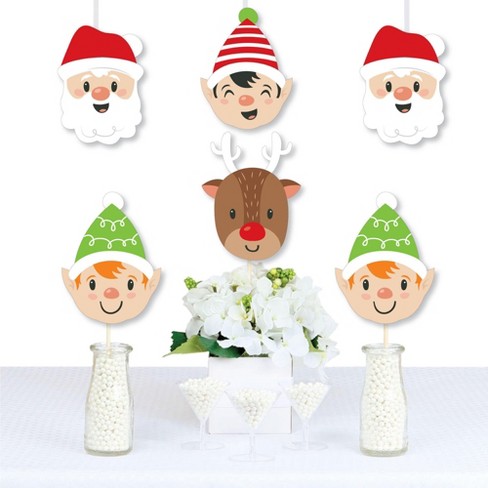 Big Dot Of Happiness Very Merry Christmas - Santa, Elves, Reindeer ...