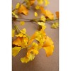 Artificial Golden Ginkgo Stem – 38" Tall Faux Botanical by Kalalou - 3 of 3