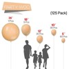 PartyWoo Balloons Nude Beige Apricot 36 18 12 10 5 Inch 127 pcs - 2 of 4