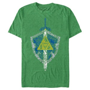Men's Nintendo Legend of Zelda Hidden Pattern T-Shirt - 1 of 4