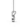 Pompeii3 Dainty Stackable Solitaire Bezel Diamond Pendant 14k Gold Lab Created EF/VS - 2 of 4