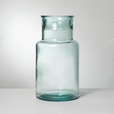 11" Recycled Glass Décor Cylinder Vase - Hearth & Hand™ with Magnolia