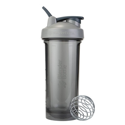 Blenderbottle 28oz Pro Series Tritan Mixer Water Bottle - Pebble Gray :  Target