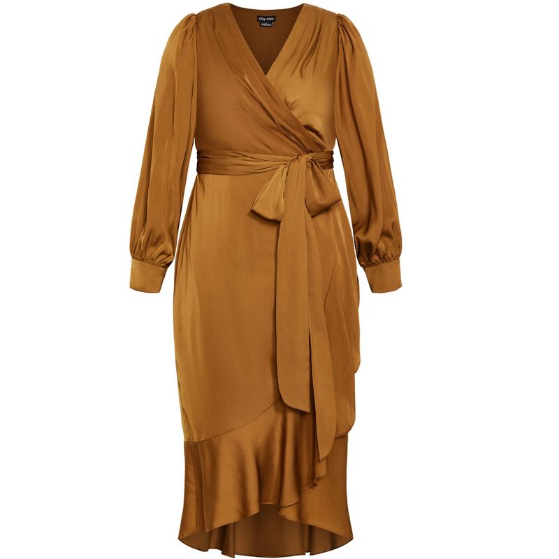 Women's Plus Size Ophelia Maxi Dress - salted caramel | CITY CHIC, 5 of 8