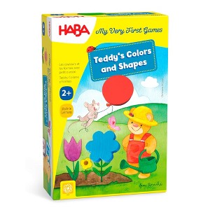 HABA My Very First Games – Teddy’s Colors & Shapes Educational Games & Toddler Activities with Wooden Pieces for Learning Colors, Shapes & Turn-Taking - 1 of 4