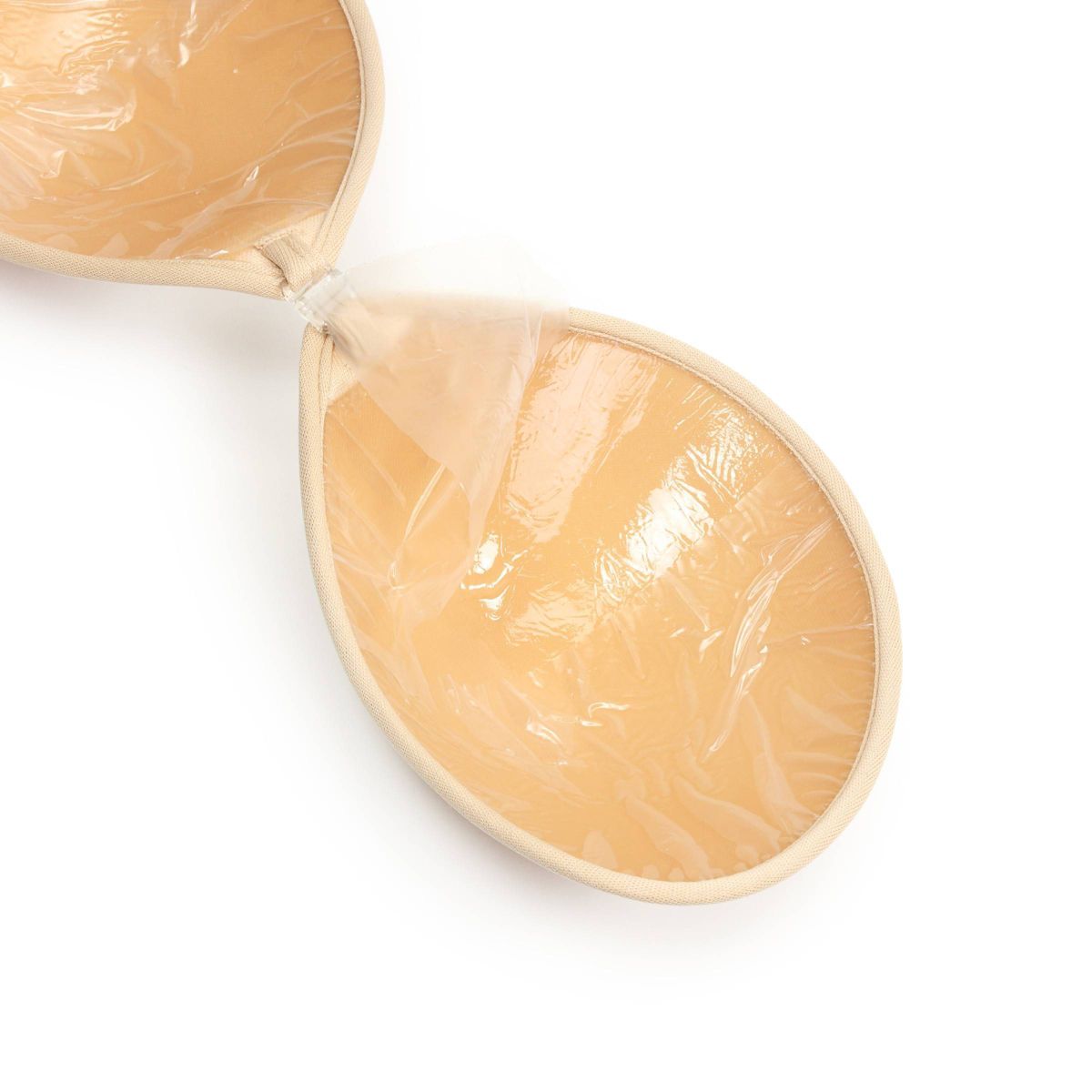 Dritz D Cup Adhesive Strapless Backless Bra Nude: Sticky Bra, Silicone Pasties, Hand Wash, Women's Undergarment - thumbnail 3