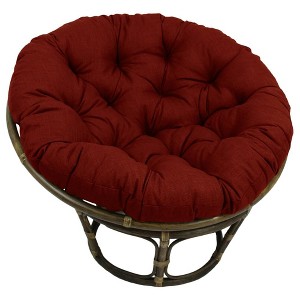 Blazing Needles, 48-inch Solid Outdoor Spun Polyester Papasan Cushion (Fits 46-inch Papasan Frame) - 1 of 1