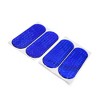 Unique Bargains Car Safety Warning Self Adhesive Reflector Tape Sticker Blue 4 Pcs - 2 of 3