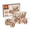 ROBOTIME 3D Wooden Puzzle Vintage Car 1:15 Scale Exquisite Wood Craft Kit Gift for Adults Desk Toys Gift for Boys/Girls, 7.5"*3.6"*4.5" - 4 of 4