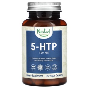 Nested Naturals 5-HTP, 100 mg, 120 Vegan Capsules - 1 of 2