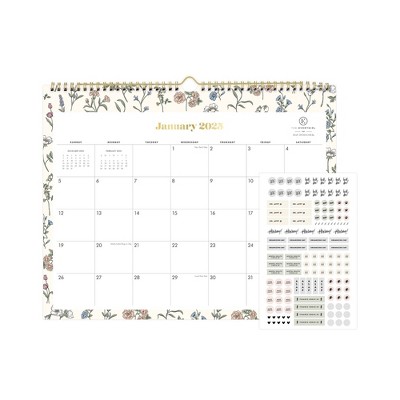 The Everygirl Planner 2025 Wall Calendar 12.01"x15.04" Jenna Jean