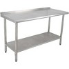 Acekool 36" NSF Stainless Steel Prep Table – 2-Tier Commercial Workstation for Kitchen, Garage & Restaurant Use - 2 of 4
