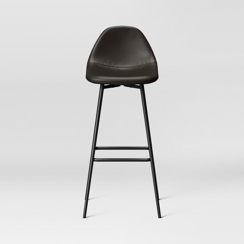 Copley Upholstered Barstool Brown Threshold