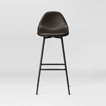 Copley Upholstered Barstool with Faux Leather - Threshold™