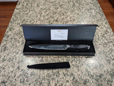 JoyJolt 8-in Slicing Knife High Carbon Steel Kitchen Knife