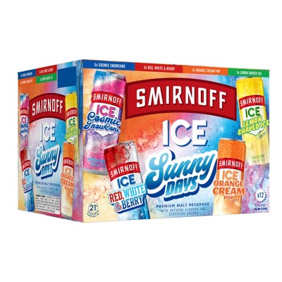Smirnoff Ice Sunny Days Variety Pack - 12pk/12 fl oz Cans