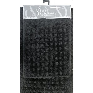 The Lakeside Collection 2-Pc. Soft Sensations Waffle Micropoly Bath Set - 1 of 2