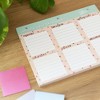 Undated Smiley Weekly Deskpad - Callie Danielle: Multicolor Paper Planner, 8.5x11", Adult & Teen Stationery - 4 of 4