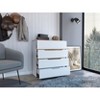 NicBex Modern 4 Drawers Dresser with Superior Top Wooden Closet Organizers and Storage for Bedroom, Living Room, Hallway - 2 of 4