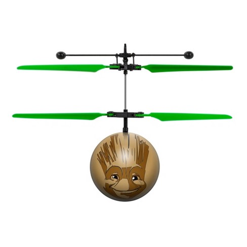 World Tech Toys Marvel Guardians Of The Galaxy Baby Groot Ir Ufo Ball  Helicopter : Target