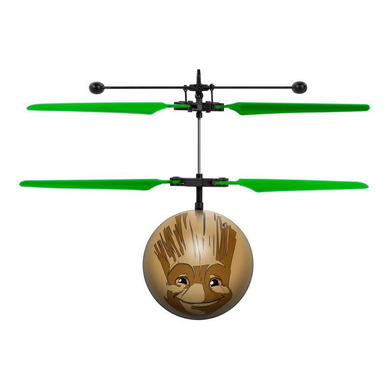 World Tech Toys Marvel Guardians of the Galaxy Baby Groot IR UFO Ball Helicopter, 1 of 4