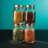 Bormioli Rocco Quattro Stagioni Set of 6 Clear Airtight Mason Jars, Made from Food Safe Durable Glass, Made in Italy - 3 of 4