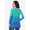 Woman Within Plus Size Ombre Shaker Cardigan - 3 of 4