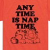 Boys' - Garfield - Any Time Is Nap Time Short Sleeve Graphic T-Shirt - 2 of 4